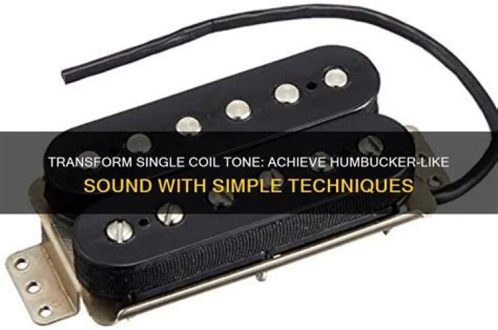 How do you make single coil pickups sound like humbuckers?