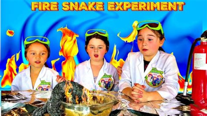 How do you make the black fire snake experiment?