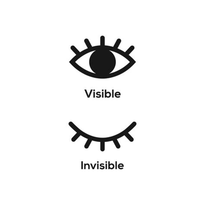 How do you make the invisible symbol?