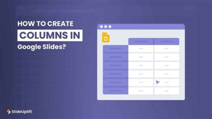 How do you make two columns on Google Slides?