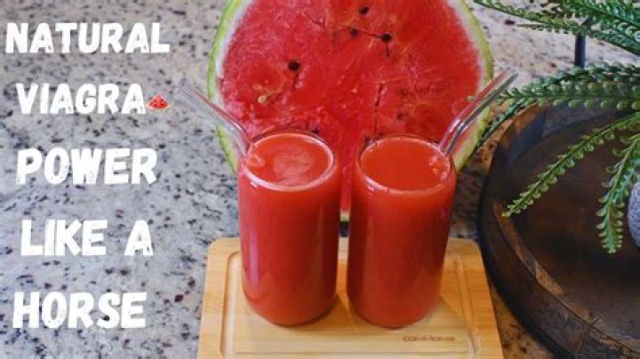 How do you make watermelon Viagra?