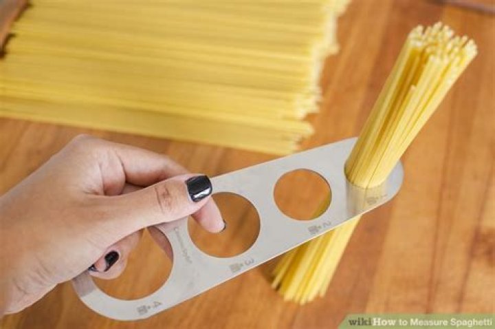 How do you measure spaghetti with a spoon?