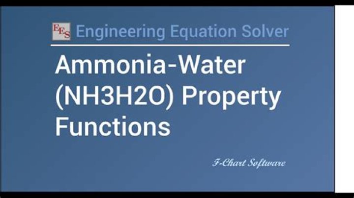 How do you mix ammonia and water?