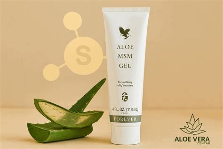 How do you mix MSM with aloe vera gel?