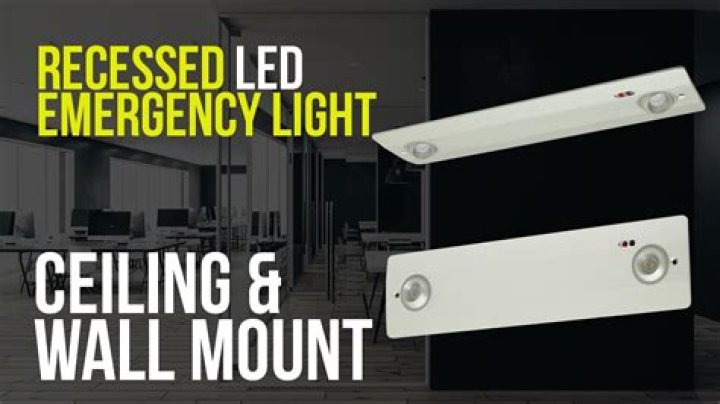 How do you mount emergency lights?