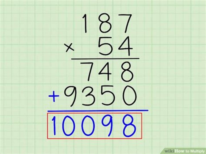 How do you multiply numbers on paper?