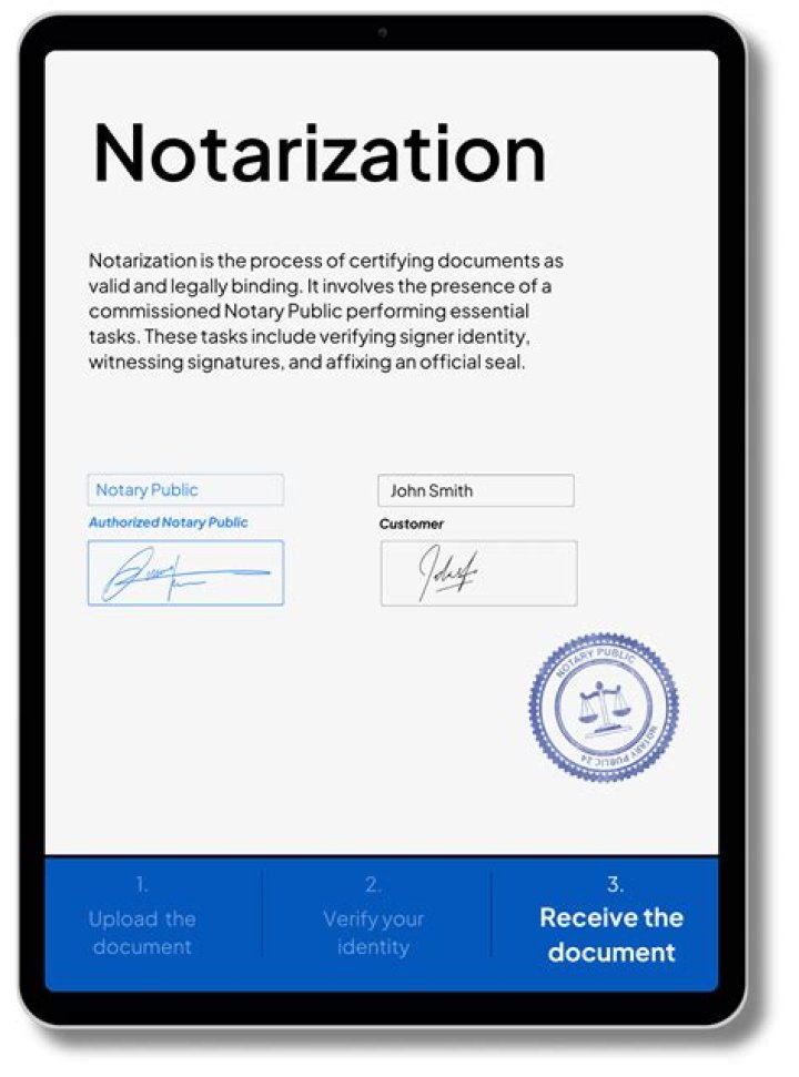 How do you notarize a statement?