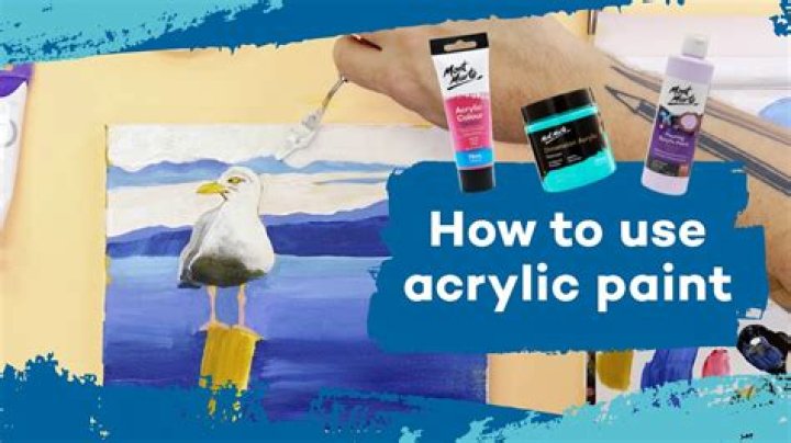 How do you paint on acrylic?