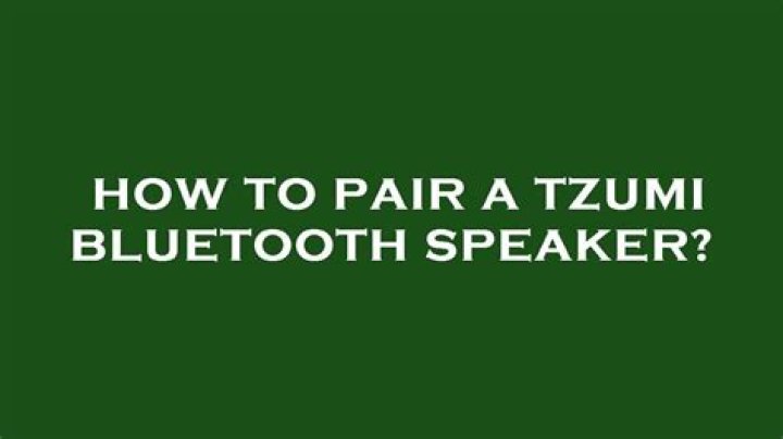 How do you pair Tzumi Soundmates to each other?