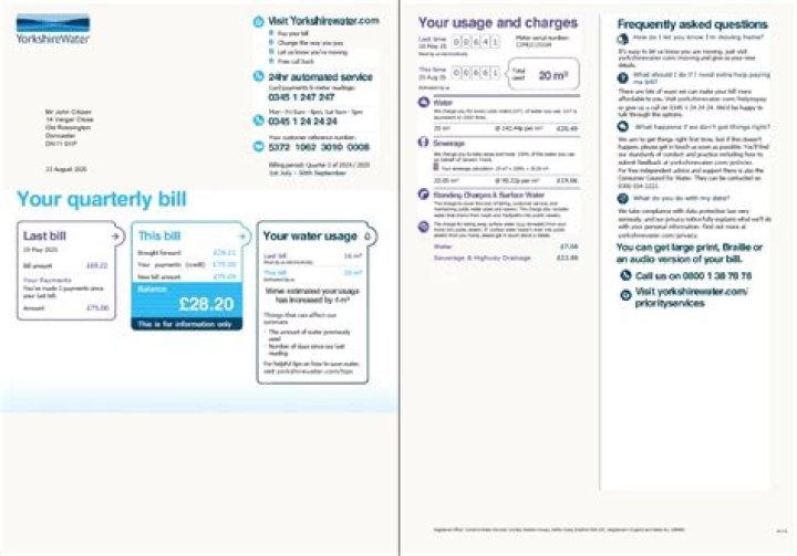 How do you pay for Yorkshire Water?