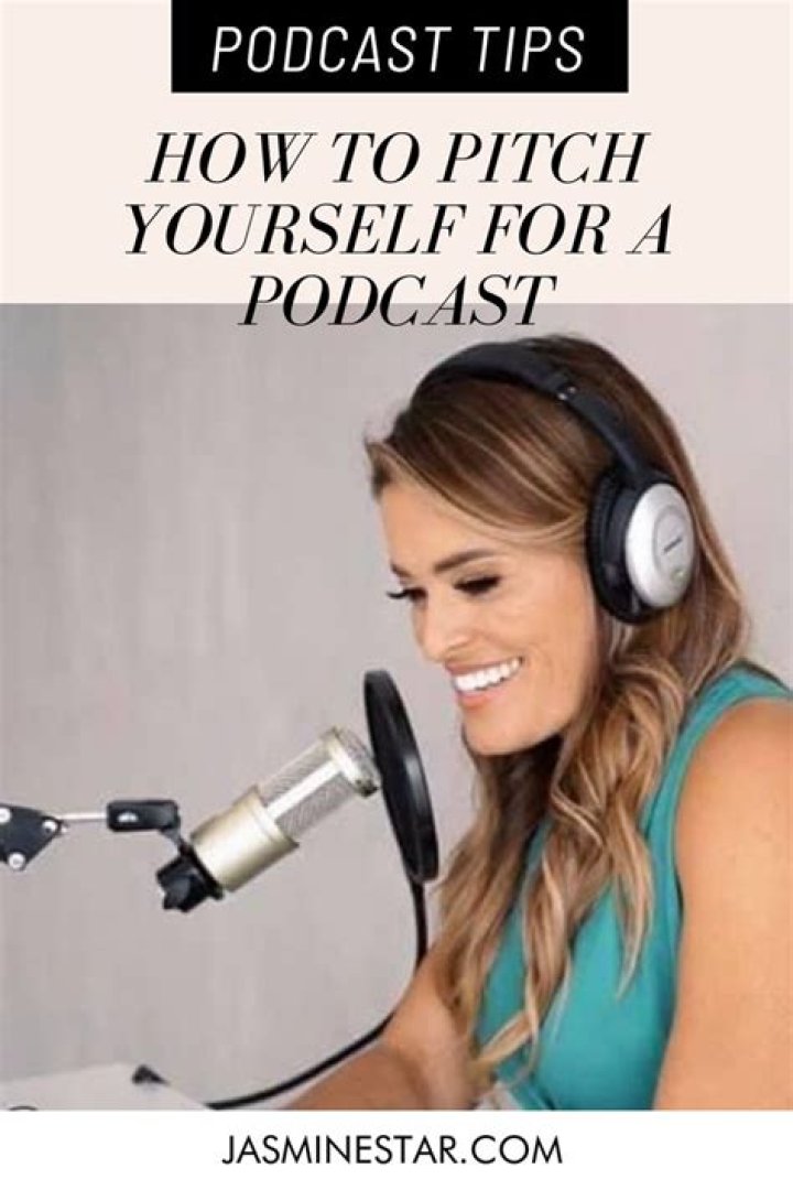 How do you pitch yourself for a podcast?