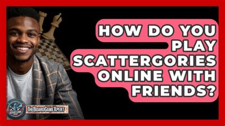 How do you play Scattergories online?