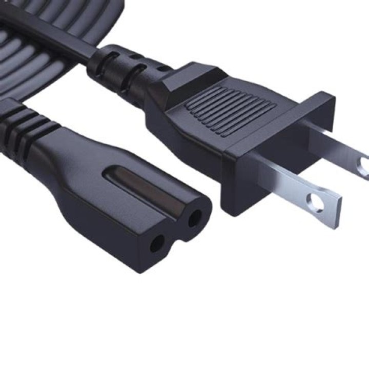 How do you plug in a Vizio power cord?
