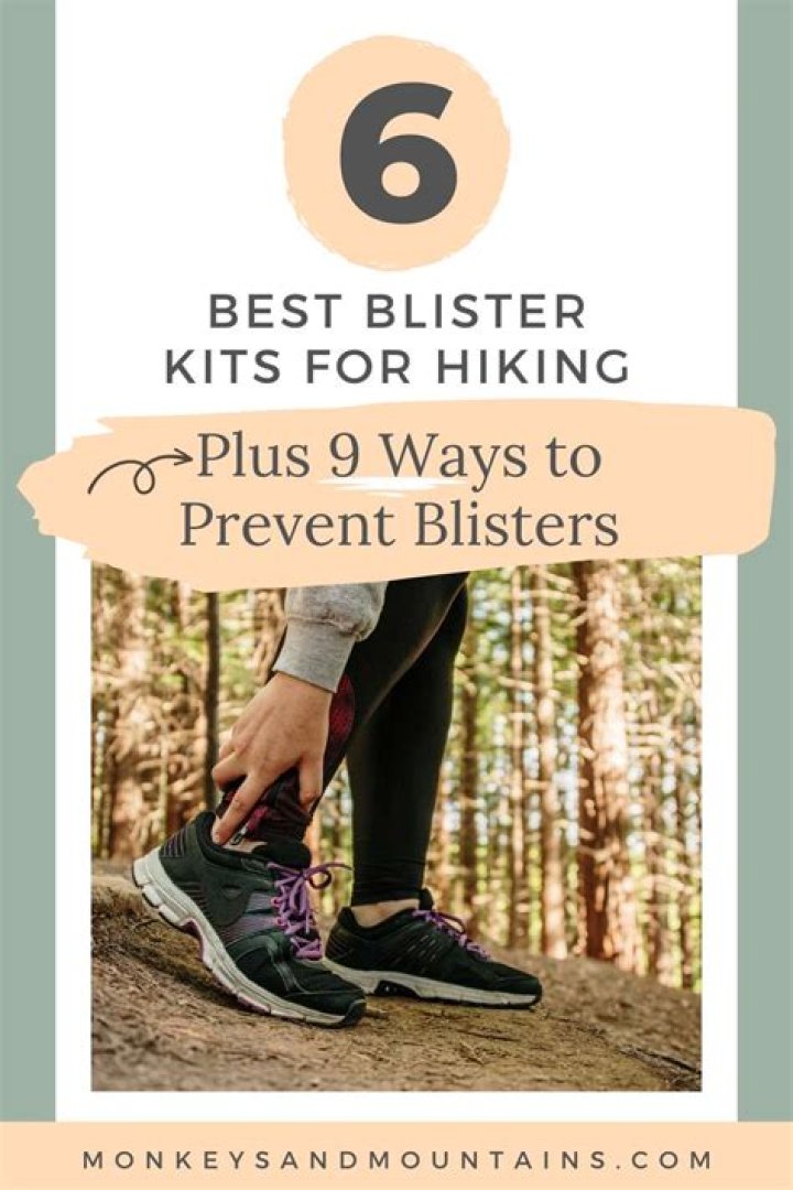 How do you prevent blisters when hiking?
