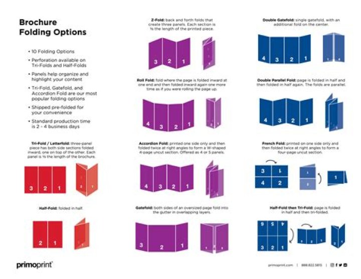 How do you print a 6 page brochure?