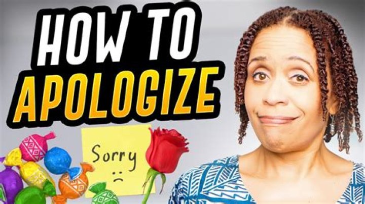How do you profusely apologize?