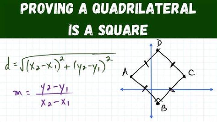 How do you prove a square in geometry?