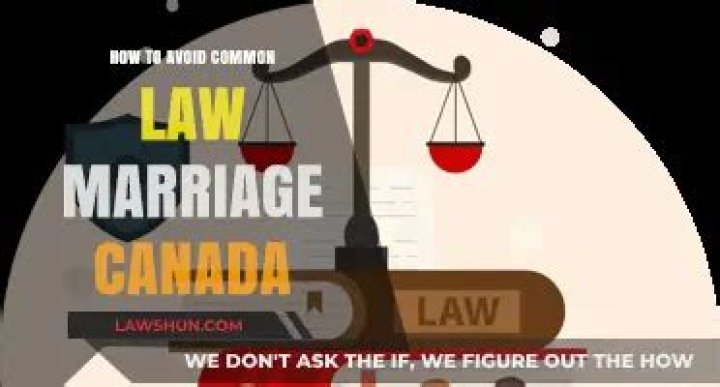 How do you prove common law marriage in Canada?