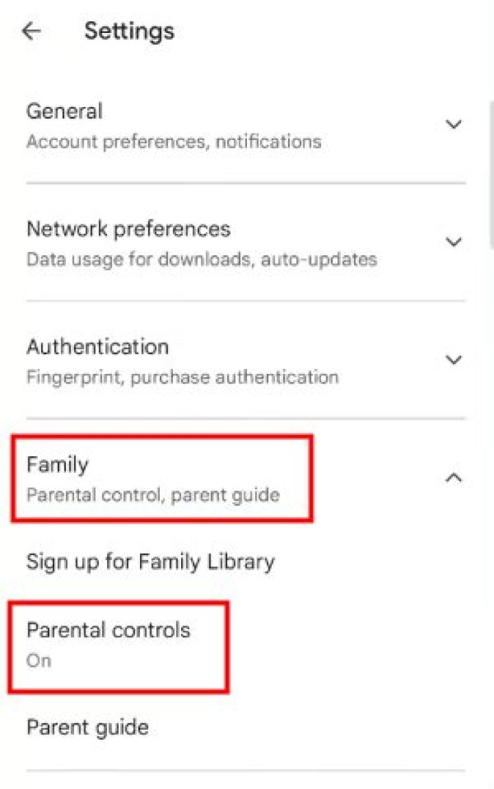 How do you put a parental lock on a tablet?