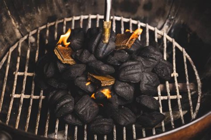 How do you put out a charcoal grill fire?