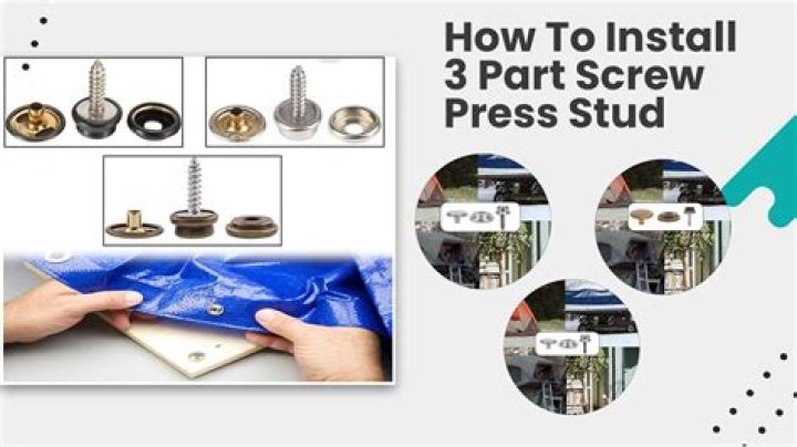 How do you put screw studs together?