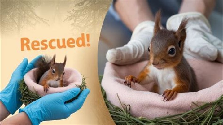 How do you raise an orphaned squirrel?