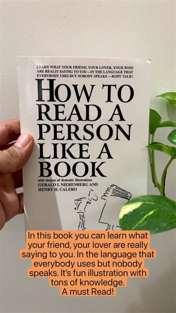 How do you read someone like a book?