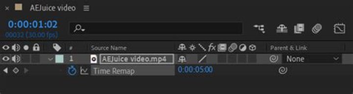 How do you remap AE time?