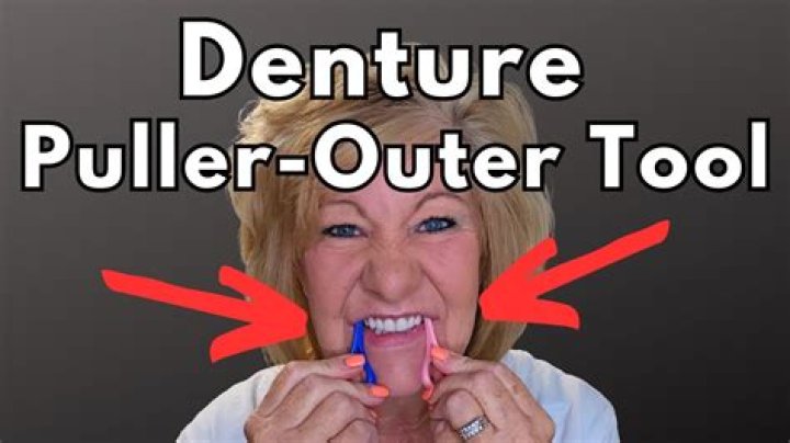 How do you remove a denture from a patient?