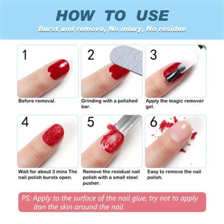 How do you remove Avon gel nail polish?