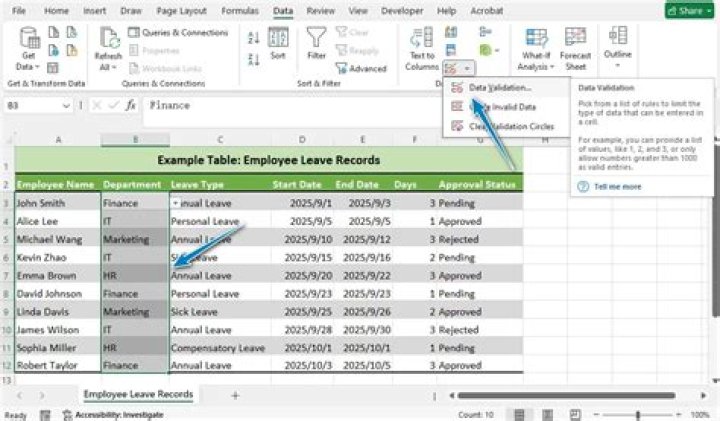 How do you remove data restrictions in Excel?