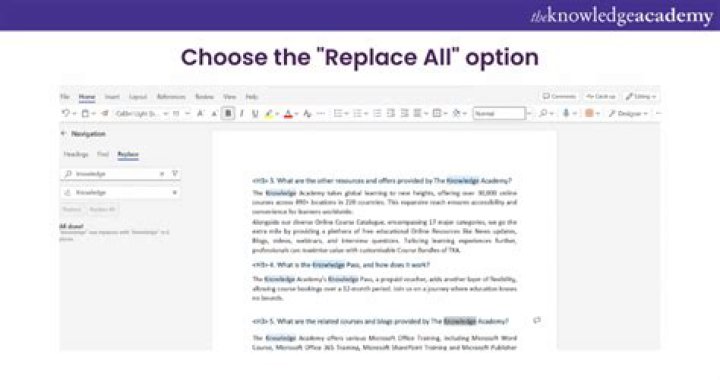 How do you replace multiple text in Word?