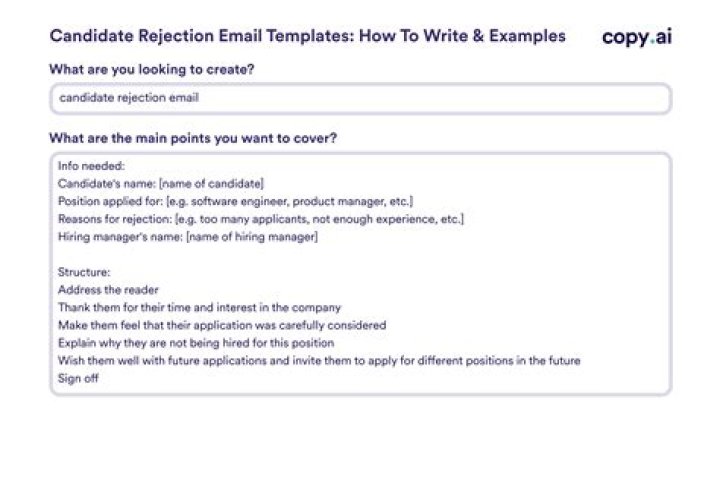 How do you respond to a job rejection without an interview?