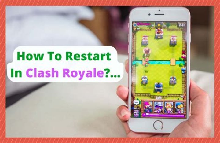 How do you restart clash Royale iOS?