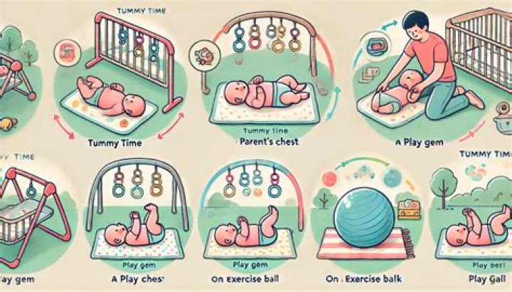 How do you rub a baby's tummy?