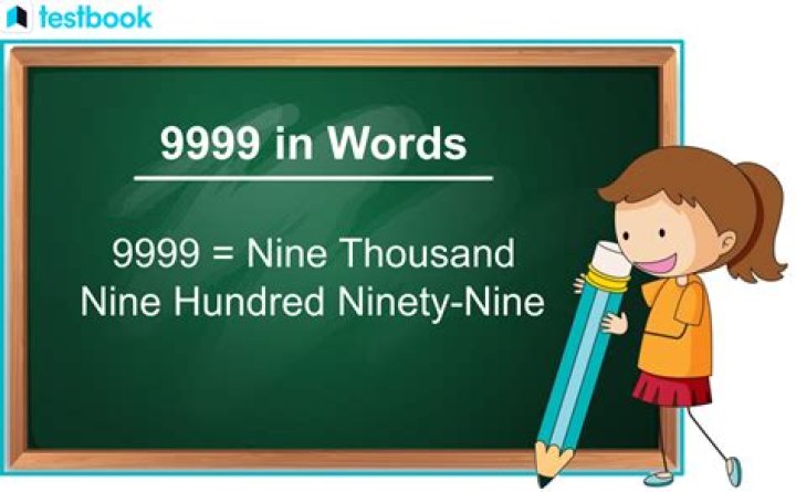 How do you say 9999 in English?