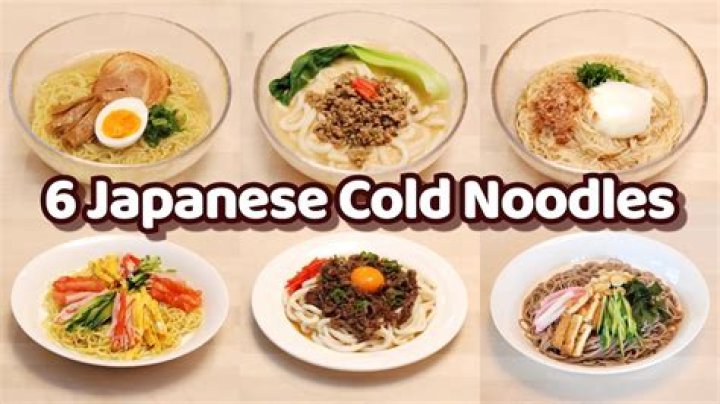 How do you say cold noodles in Japanese?