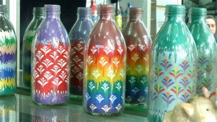 How do you seal sand art bottles?