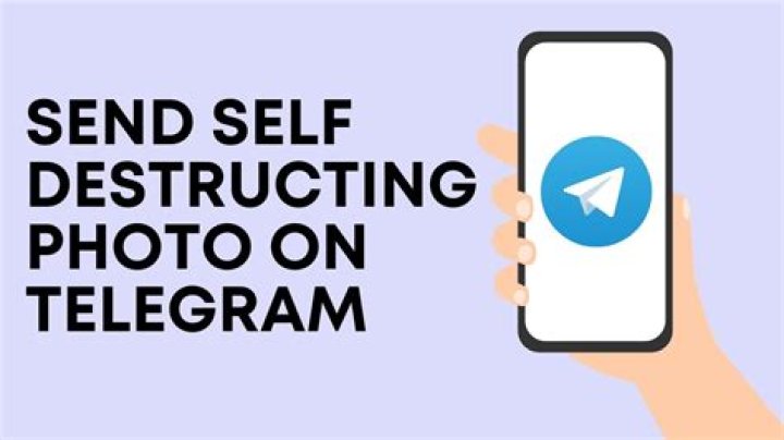 How do you send self destruct photos?