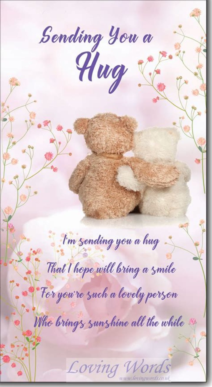 How do you send someone a hug?