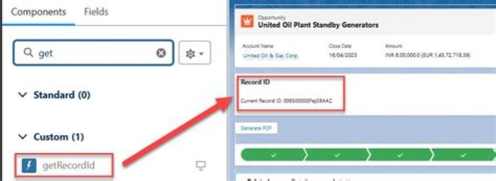 How do you set the record id in lightning component?