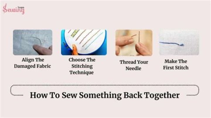 How do you sew wool together?