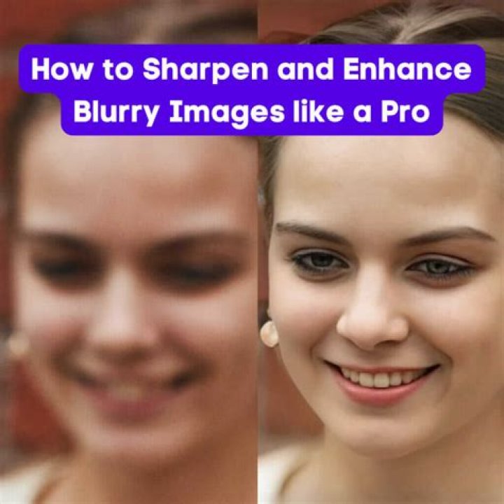 How do you sharpen a blurry video in After Effects?