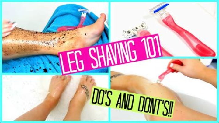 How do you shave your legs with oil?