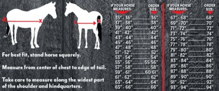How do you size a horse for a blanket?