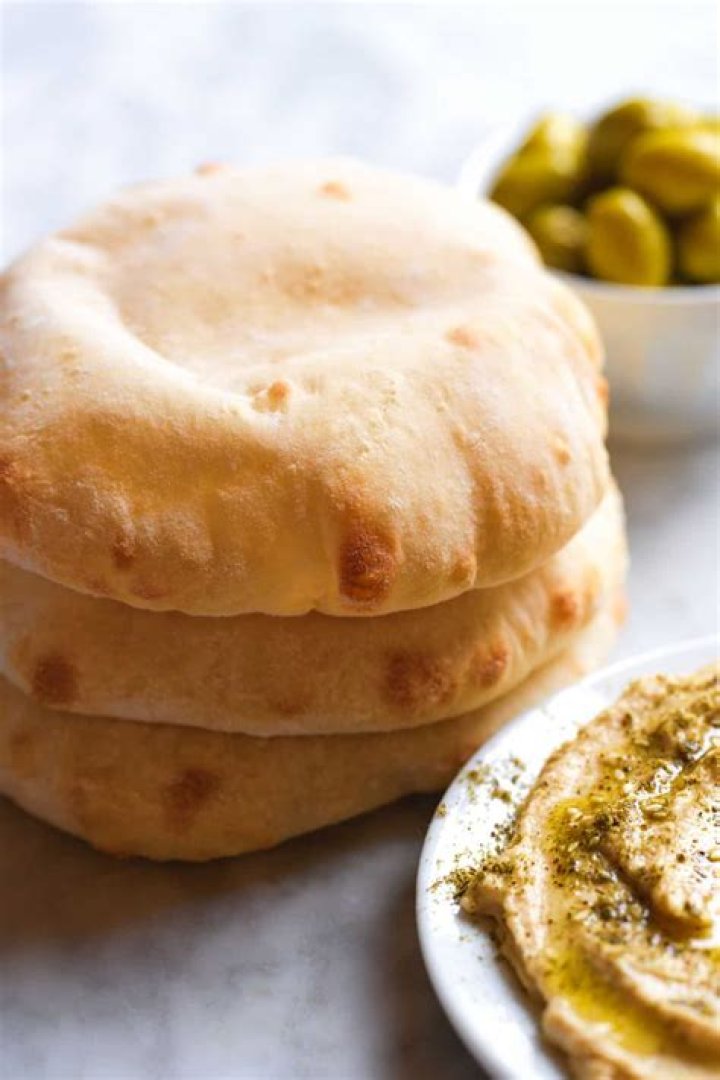 How do you split pita bread?