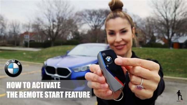 How do you start a BMW x5?