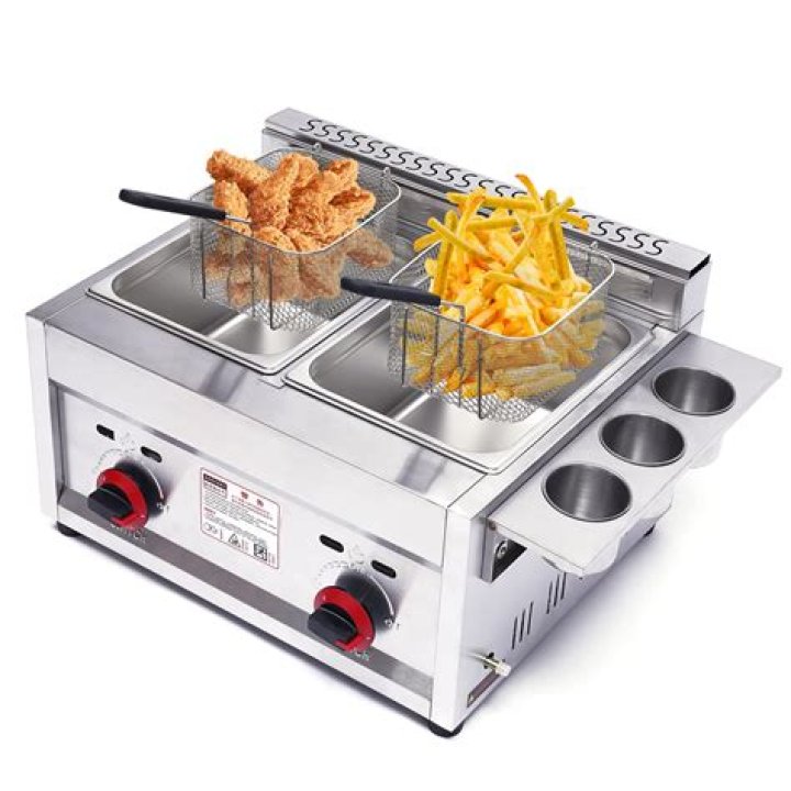 How do you start a gas deep fryer?