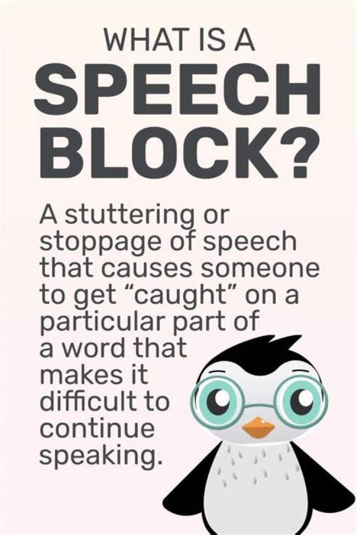 How do you stop a stuttering block?