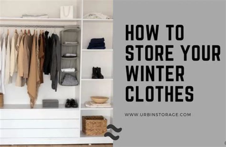 How do you store winter clothes in the attic?